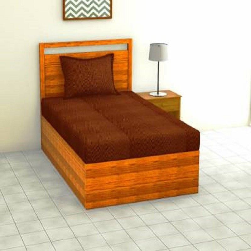 SINGHS VILLAS DECOR 154 TC Cotton Single Glow in the Dark Flat Bedsheet  (Pack of 1, Multicolor)