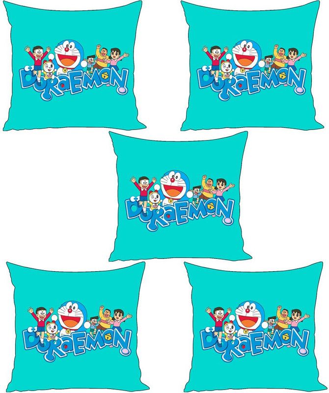 Sky Trends Gift Cartoon Cushions & Pillows Cover  (Pack of 5, 30 cm*30 cm, Multicolor)