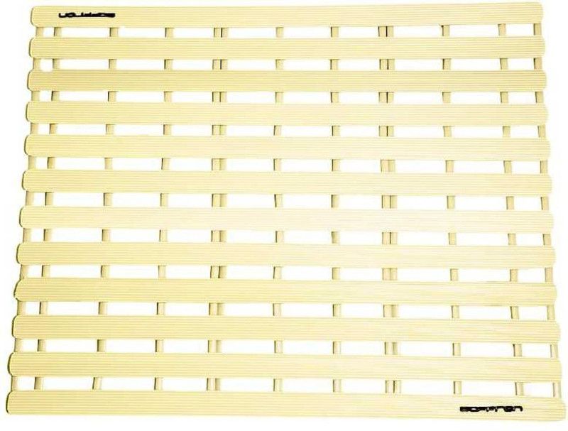 Saffrondecors PVC (Polyvinyl Chloride) Bathroom Mat  (Beige, Medium)