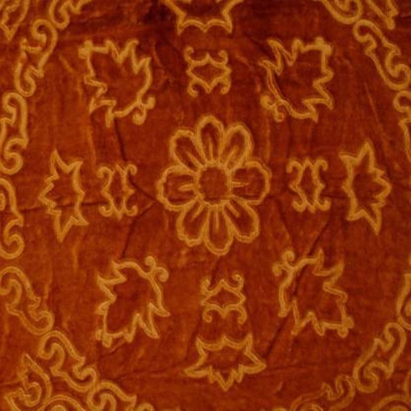 pgk Floral Single Mink Blanket for AC Room  (Poly Cotton, Gray)