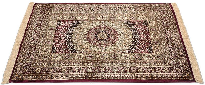 Gem Carpets Multicolor Silk Area Rug  (152.4 cm, X 213.36 cm, Rectangle)