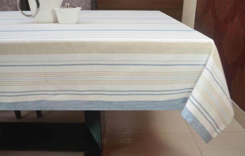 Rhome Printed 6 Seater Table Cover  (Multicolor, Cotton)