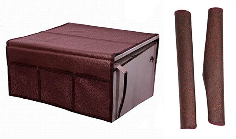 KUBER INDUSTRIES Refrigerator Cover  (Width: 21 cm, Maroon)