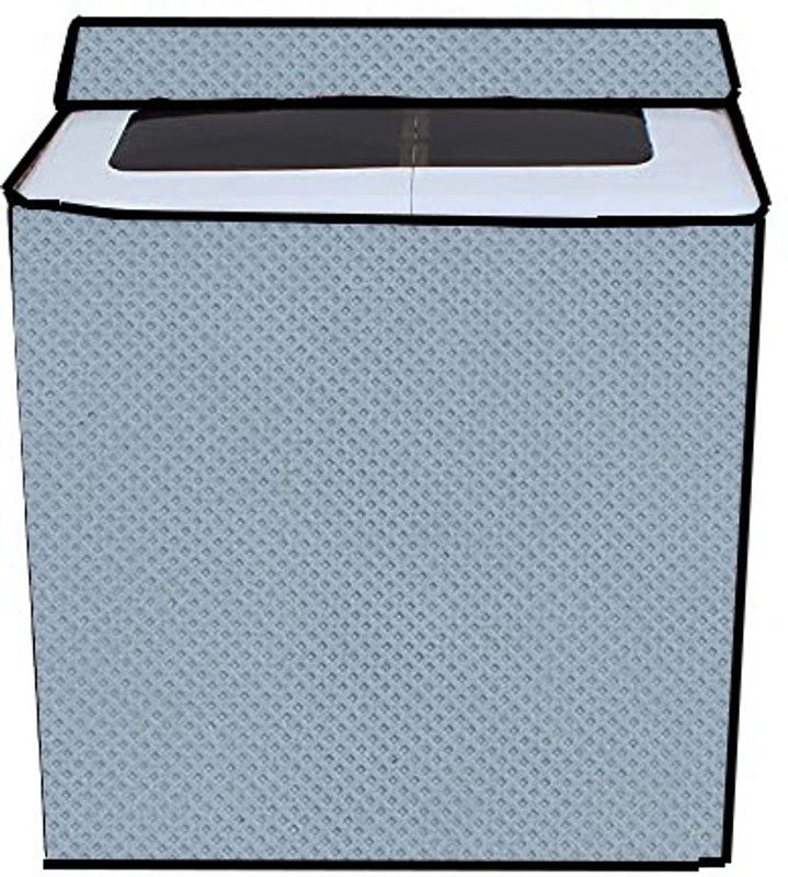 Delideal Semi-Automatic Washing Machine Cover  (Width: 89 cm, Grey)
