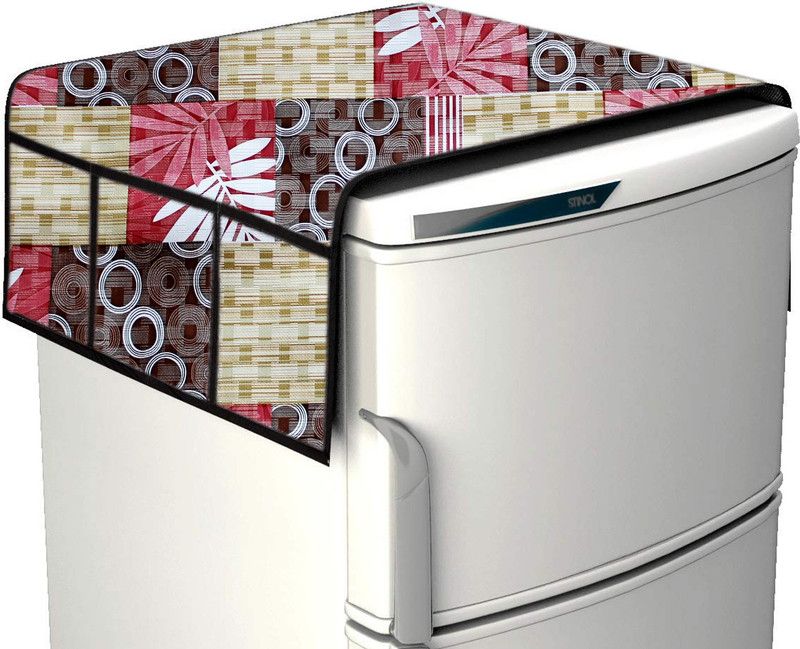KingMatters Refrigerator Cover  (Width: 51 cm, Multi Color)