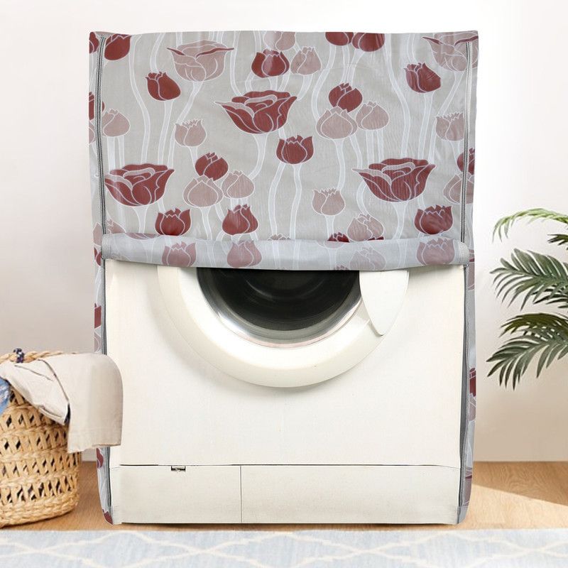 E-Retailer Front Loading Washing Machine Cover  (Width: 58 cm, Brown)