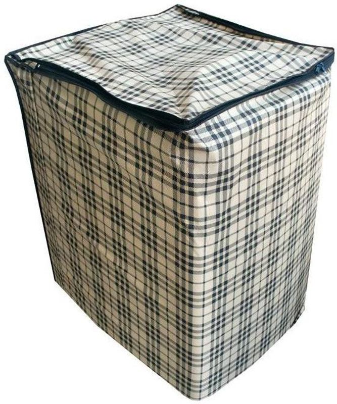 Stylista Top Loading Washing Machine Cover  (Width: 57 cm, Multi, Beige)
