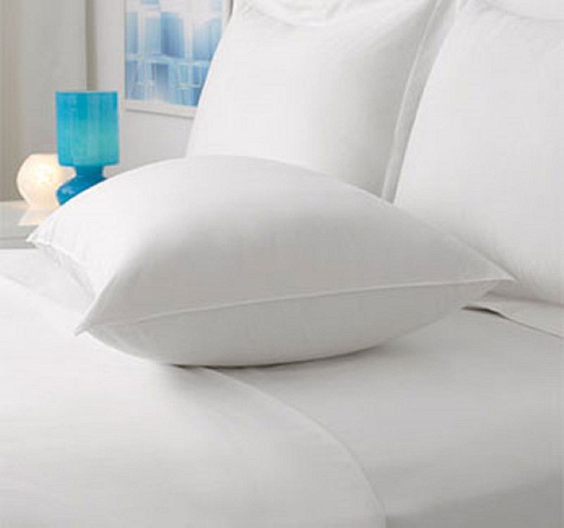 Swikon star Microfibre Solid Sleeping Pillow Pack of 2  (White)