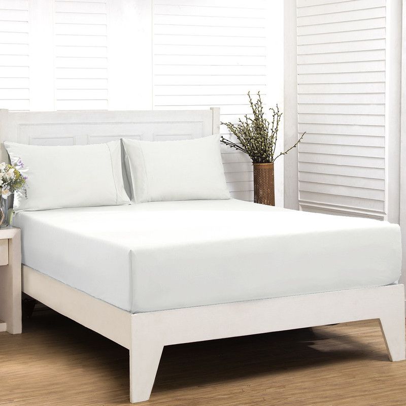 Maspar 210 TC Cotton Double Solid Flat Bedsheet  (Pack of 1, Beige)
