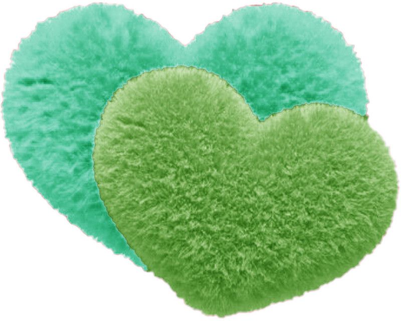 Catchyx Cart Microfibre Solid Cushion Pack of 2  (Light Green, Dark Green)