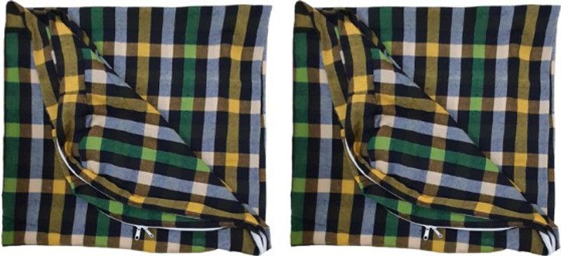 shividecor Zippered Double Size Mattress Cover  (Multicolor)