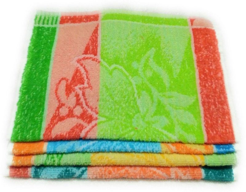 Cotton colors Thumps up napkin 4 Multicolor Cloth Napkins  (4 Sheets)