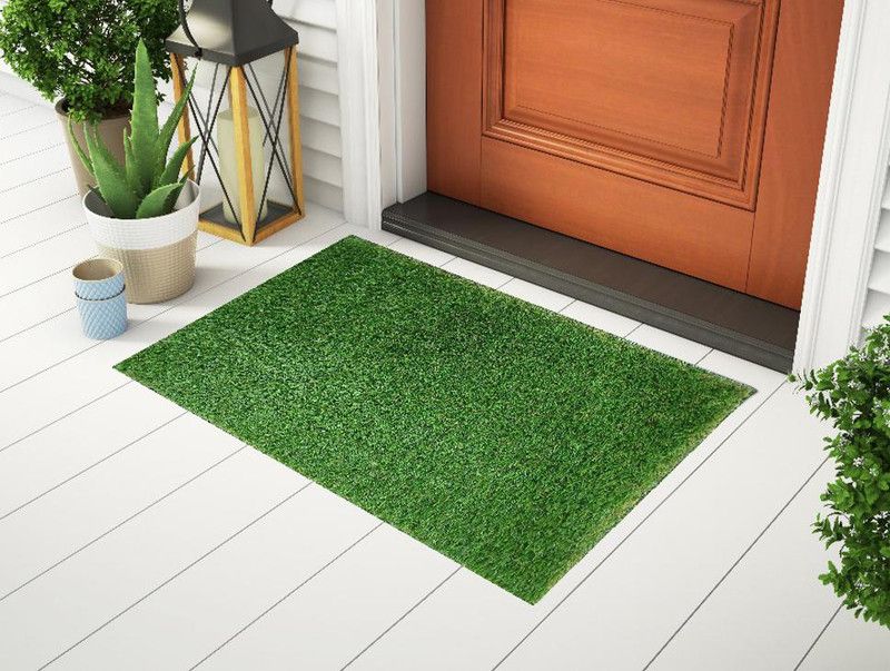 ERBA- IL GUSTO ITALIANO PP (Polypropylene) Floor Mat  (Natural Green, Free)