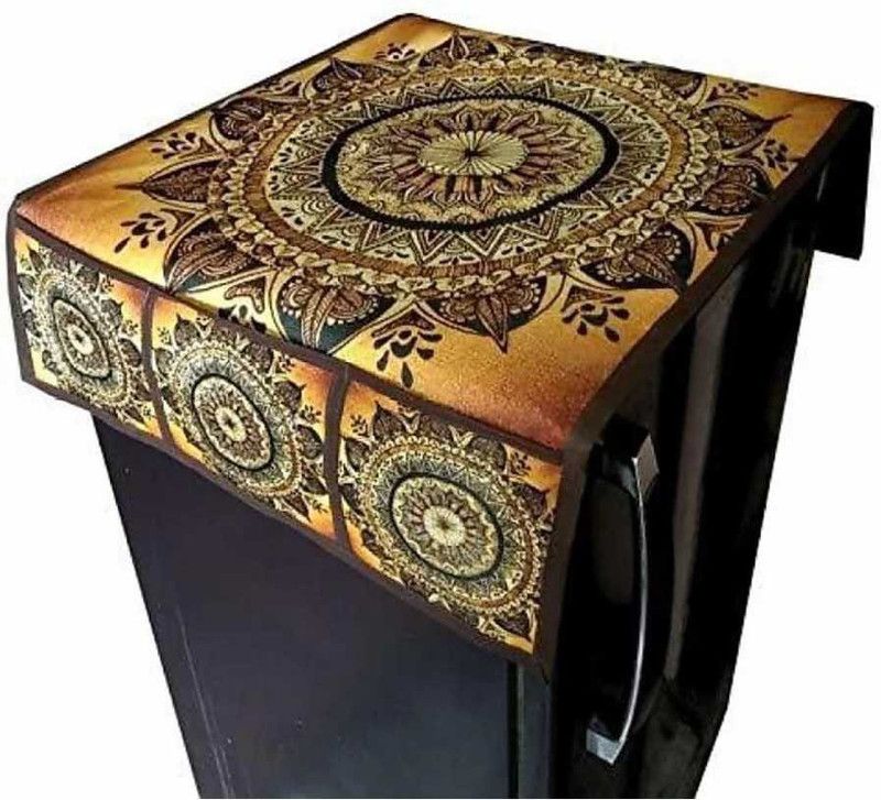 World Wide Villa Refrigerator Cover  (Width: 30 cm, MULTI)
