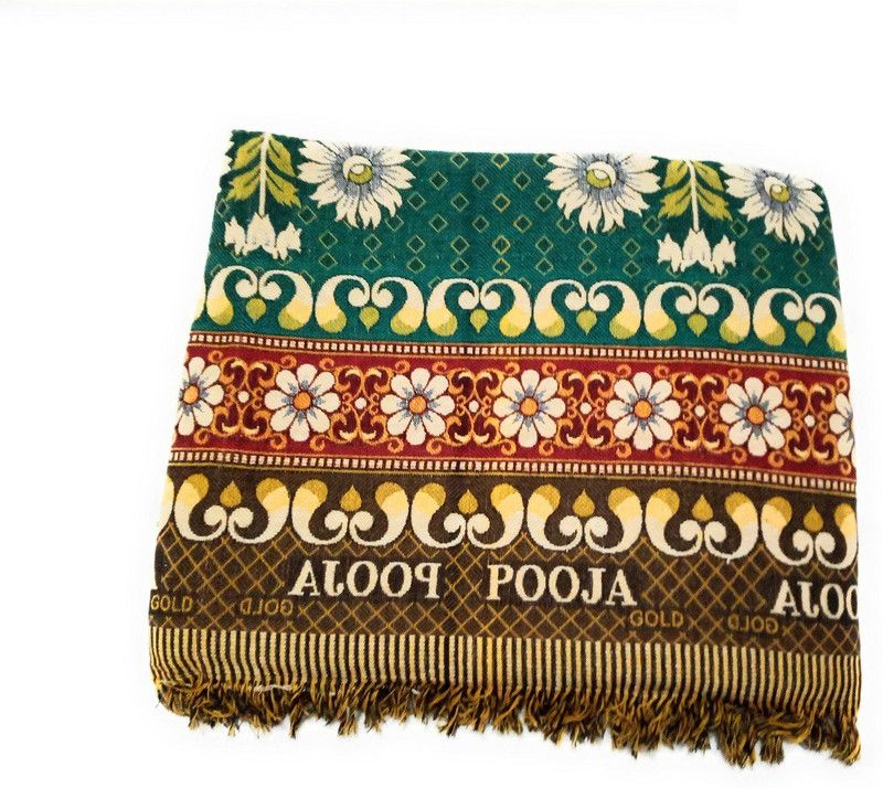 Cotton colors Motifs Double Top Sheet for AC Room  (Cotton, Multicolor2)