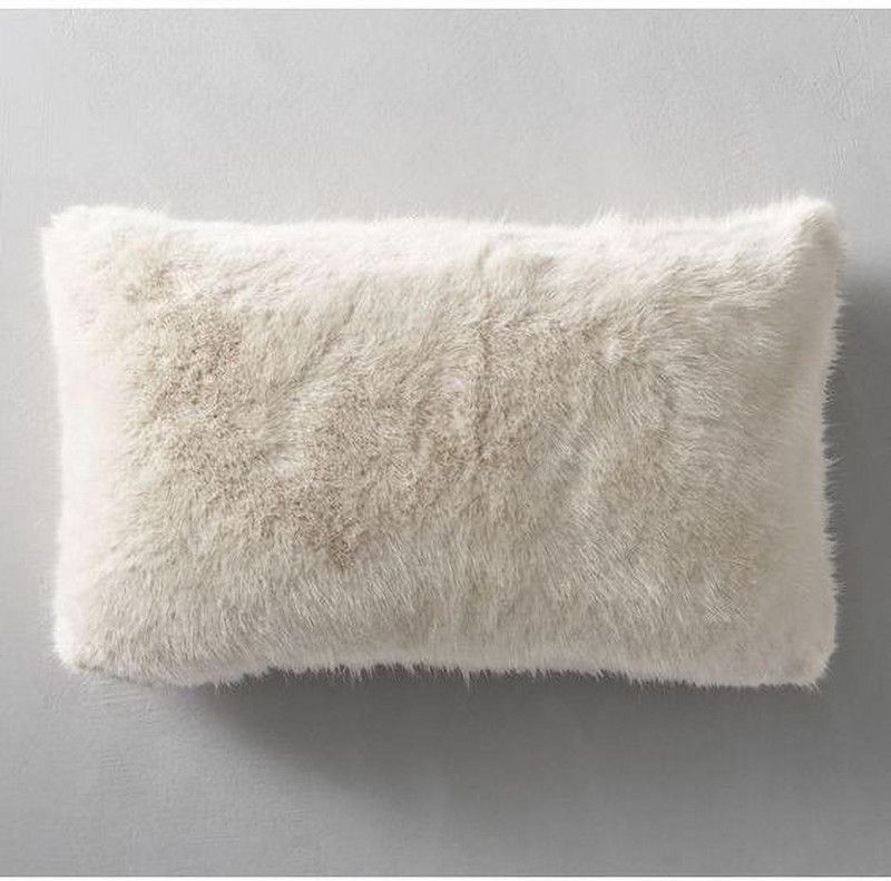 PriMaryHoMe Microfibre Solid Lumbar Pillow Pack of 1  (White)