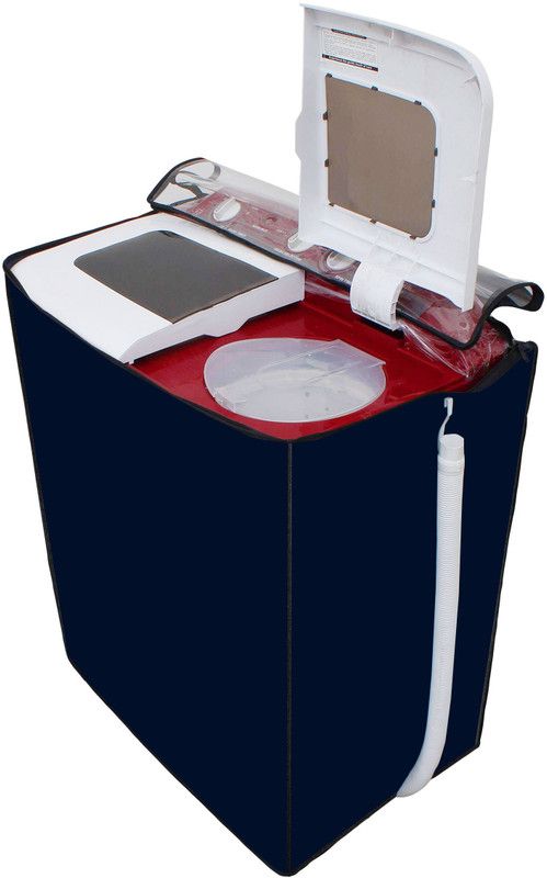 AAVYA UNIQUE FASHION Semi-Automatic Washing Machine Cover  (Width: 86.36 cm, Blue)