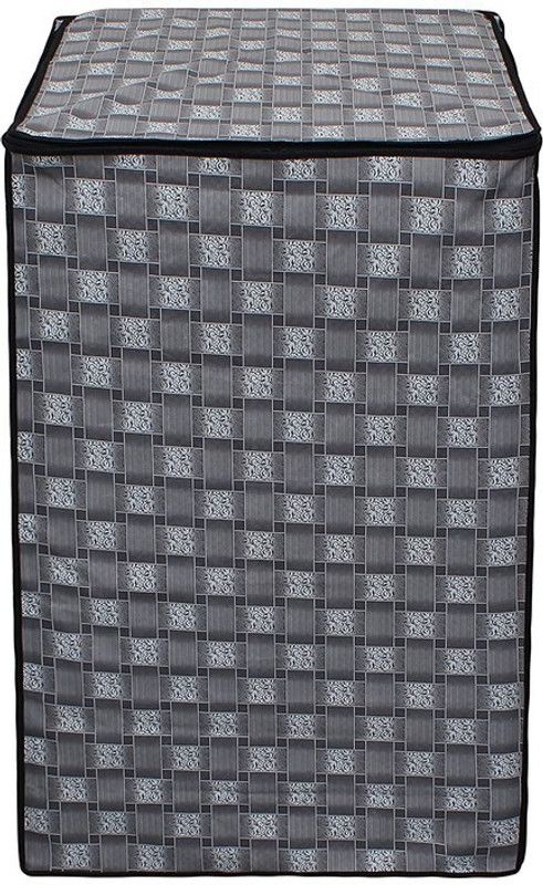 Fabrious Top Loading Washing Machine Cover  (Width: 66 cm, Grey, White)