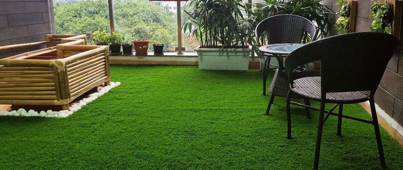 A CUBE LUXURY SOLUTIONS PVC (Polyvinyl Chloride) Floor Mat  (Green, Medium)