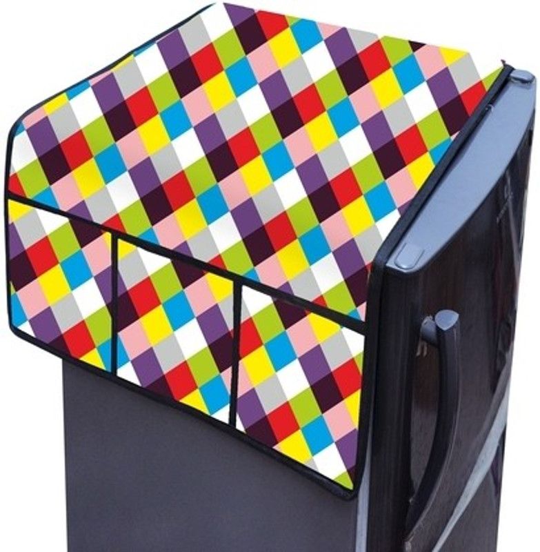 SLOWIND Refrigerator Cover  (Width: 58 cm, Multicolor)