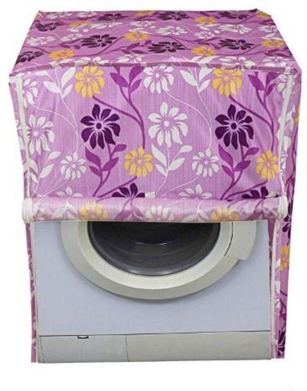 Casanest Front Loading Washing Machine Cover  (Width: 44.5 cm, Purple)