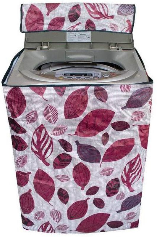 Stylista Top Loading Washing Machine Cover  (Width: 153 cm, Black, Multi)