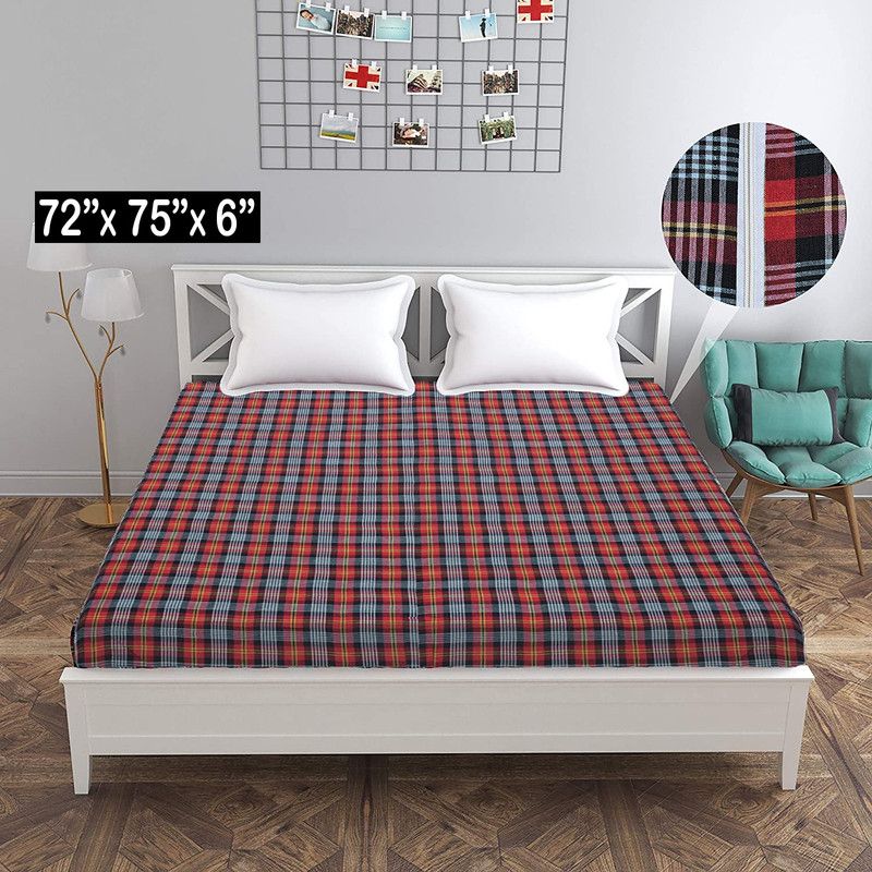 Royal Furnishing Zippered King Size Mattress Cover  (Multicolor)