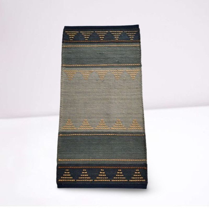 Kazage Blue Cotton Area Rug  (60 cm, X 120 cm, Rectangle)