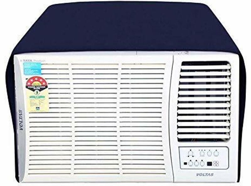 THE FASHION WEAR Air Conditioner Cover  (Width: 78 cm, Blue)