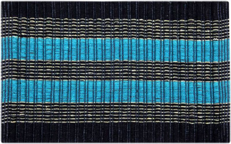 iDOLESHOP Cotton Door Mat  (Blue, Medium)