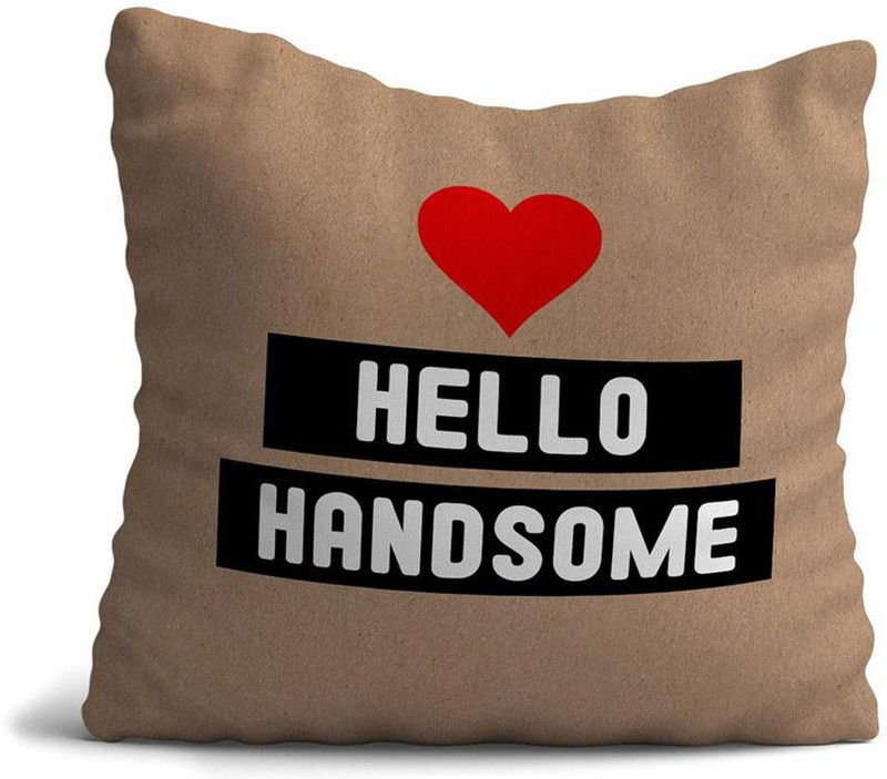 Giftcart Polyester Fibre Quotes Cushion Pack of 1  (Beige)