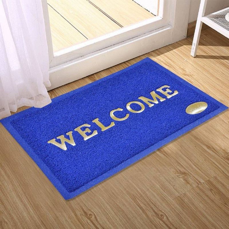 Casanest PVC (Polyvinyl Chloride) Door Mat  (Blue, Medium)