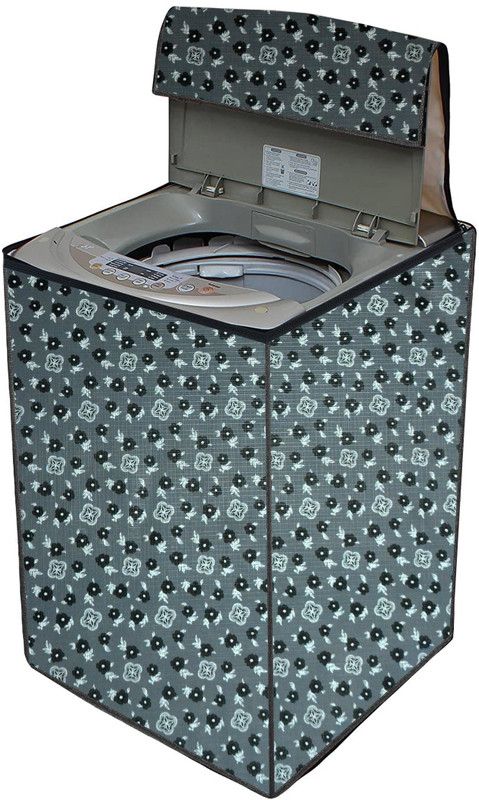 AAVYA UNIQUE FASHION Top Loading Washing Machine Cover  (Width: 66.04 cm, Grey,Silver)