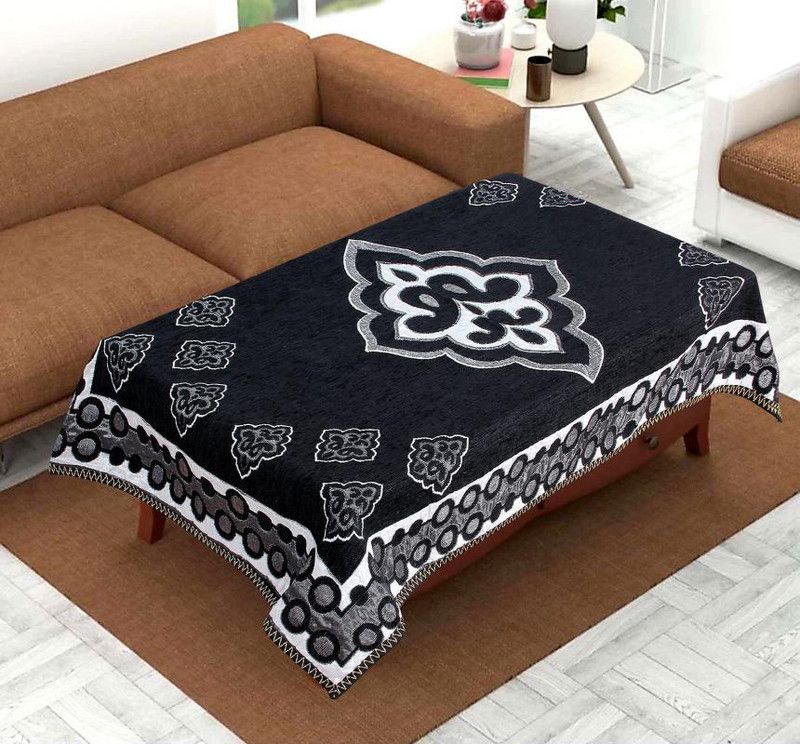 Creativehomes Abstract 4 Seater Table Cover  (Multicolor, Polyester)