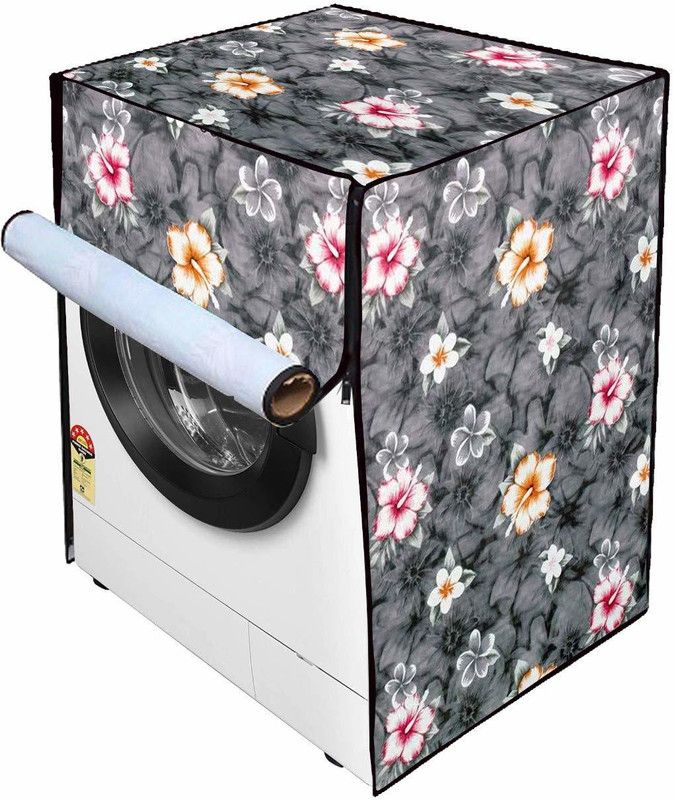Wings Star Front Loading Washing Machine Cover  (Width: 66 cm, Multicolor)