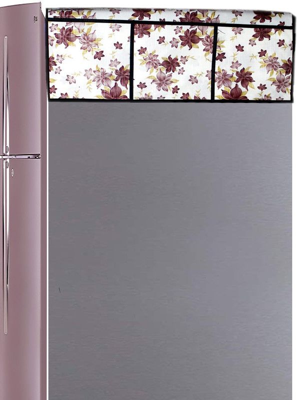 JM Homefurnishings Refrigerator Cover  (Width: 54 cm, Mongoose, Haillary)