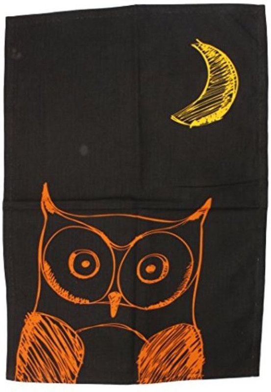 Cpm Handloom Black Cotton Kitchen Linen Set