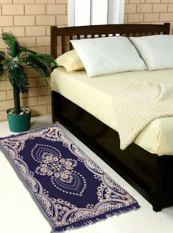 Lakshika decor homes Blue Cotton Runner  (60 cm, X 150 cm, Rectangle)