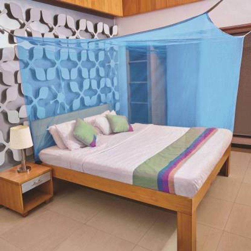HDPE - High Density Poly Ethylene Adults Mosquito Net  (Blue)