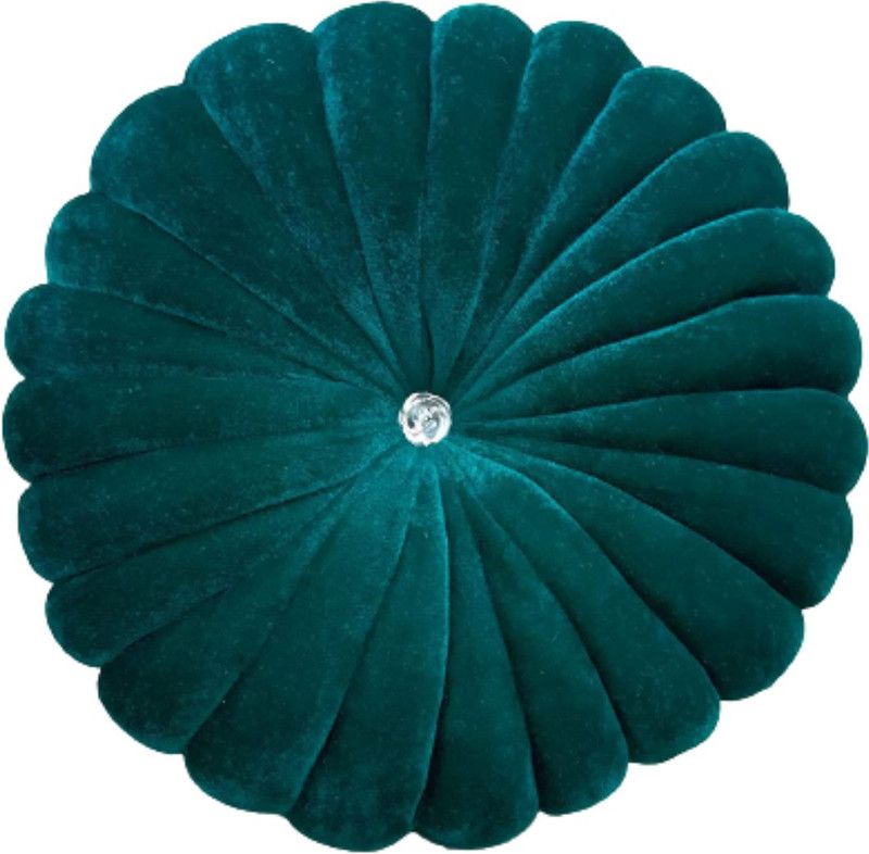 smake Microfibre Stripes Cushion Pack of 2  (Dark Green)