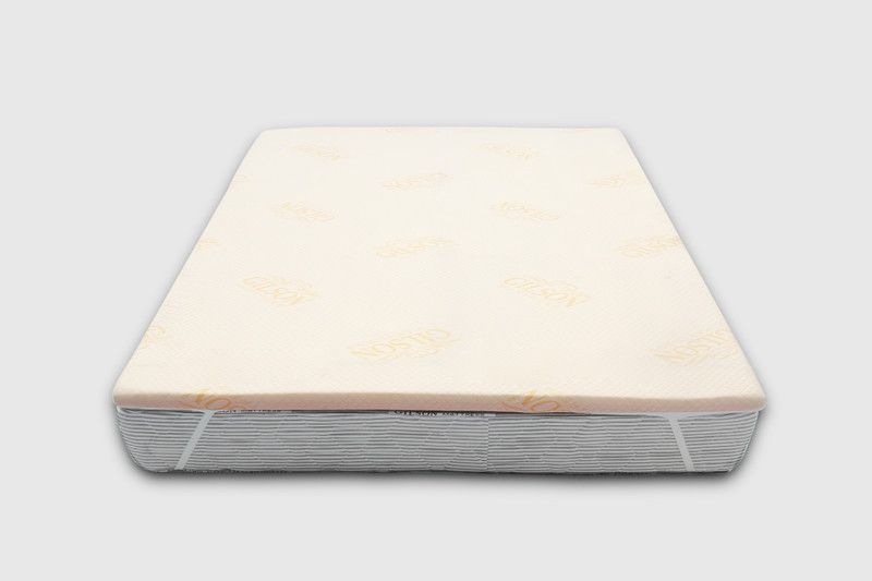 Gilson Mattress Topper Double Size Mattress Cover  (Beige)