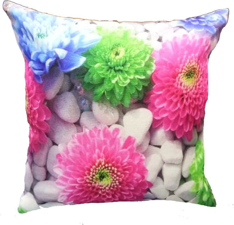 India Furnish Self Design Cushions & Pillows Cover  (Pack of 5, 40 cm*40 cm, Multicolor)