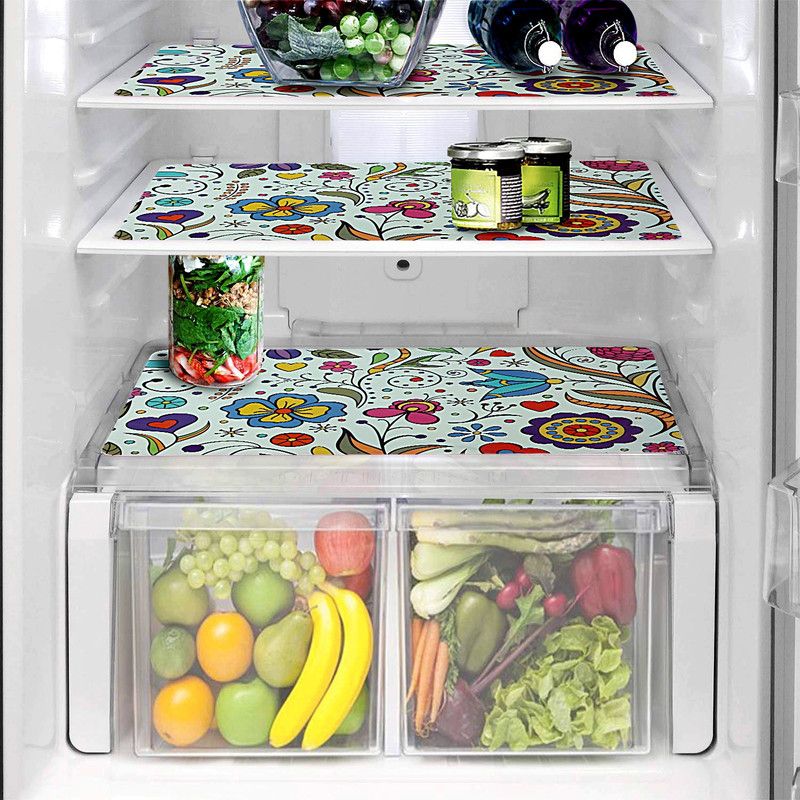 CASA FURNISHING Fridge Mat  (Width: 30 cm, FM-6-BL-15 A)