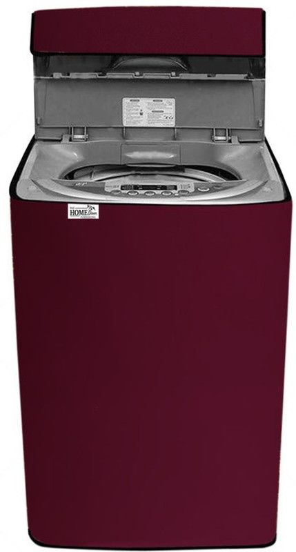 wellhome decor Furnishing Top Loading Washing Machine Cover  (Width: 60 cm, PLAIN RED)