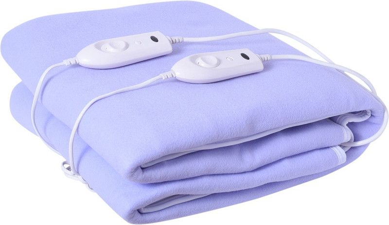 Expressions Solid Double Electric Blanket for Heavy Winter  (Polyester, Mauve)
