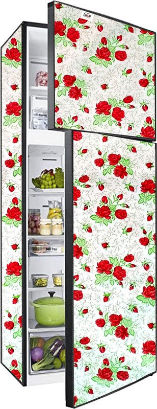 AAVYA UNIQUE FASHION Refrigerator Cover  (Width: 58.42 cm, Multicolor)
