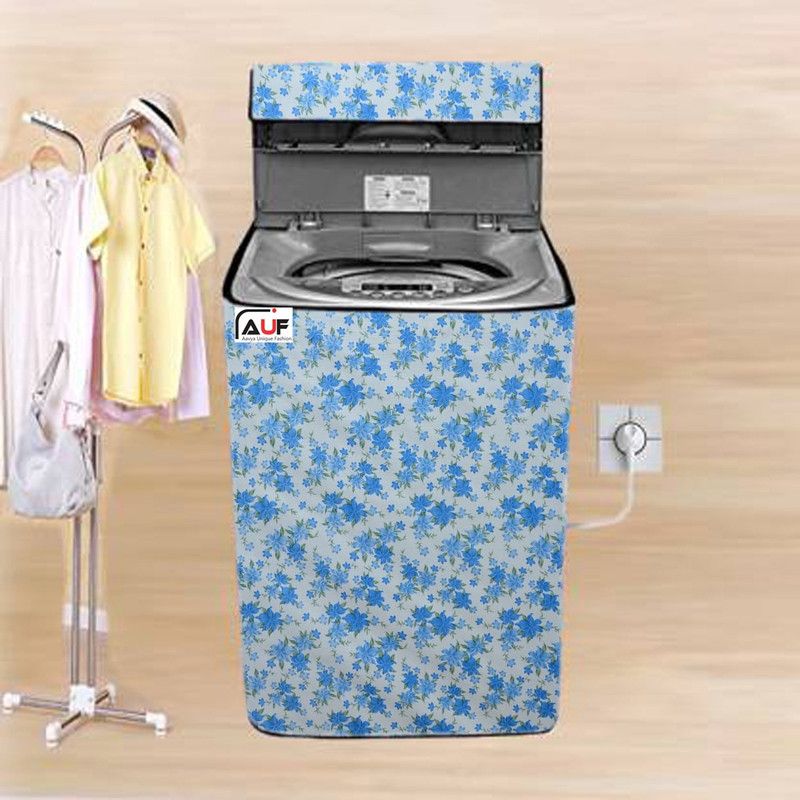AAVYA UNIQUE FASHION Top Loading Washing Machine Cover  (Width: 58 cm, Blue)