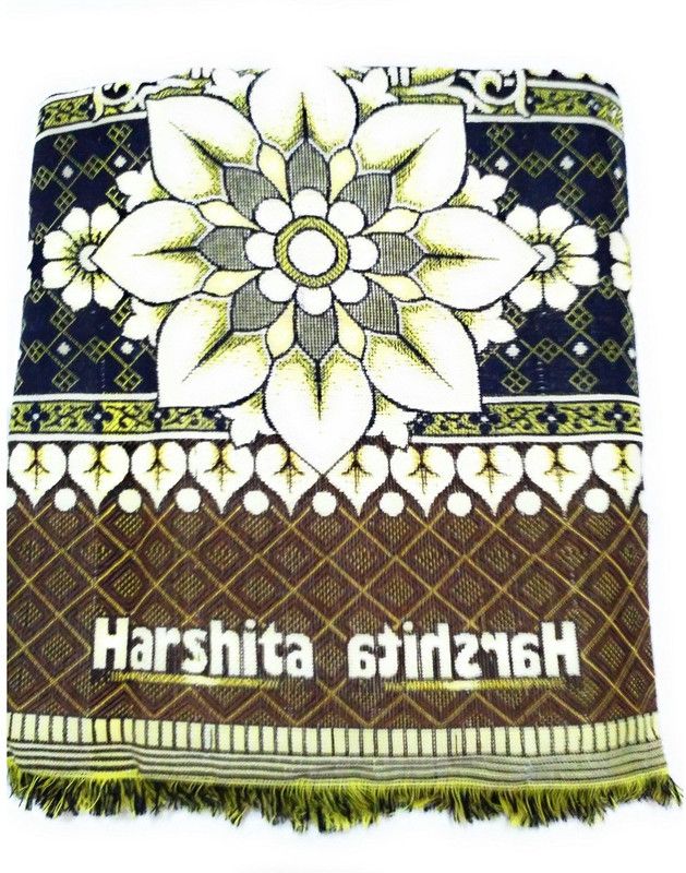 Cotton colors Damask Single Top Sheet for AC Room  (Cotton, Multicolor)