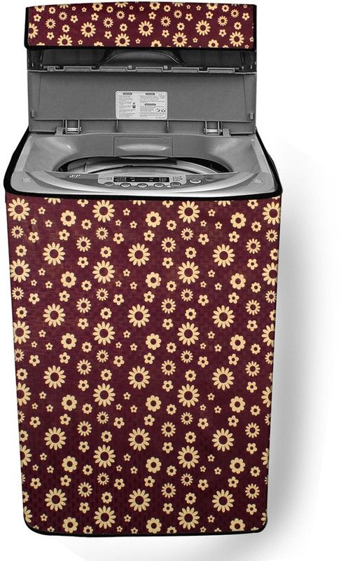 Stylista Top Loading Washing Machine Cover  (Width: 60 cm, Maroon)