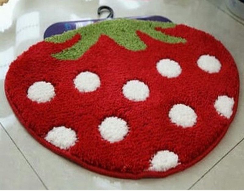 cwk Polyester Door Mat  (Red White Green, Medium)